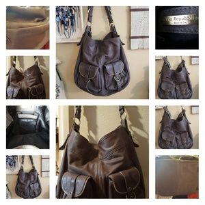 Via Republica leather shoulder bag